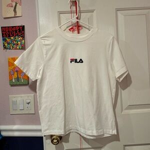 White Fila Tshirt